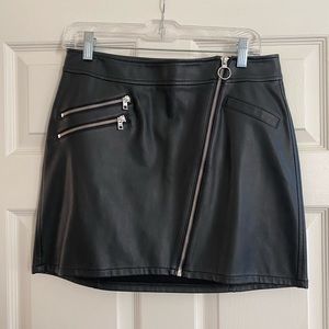 Leather Mini Skirt